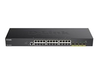 D-Link DGS 1250-28X - Conmutador - L3 Lite - inteligente - 24 x 10/100/1000 + 4 x 10 Gigabit SFP+ - montaje en rack DGS-1250-28X/E