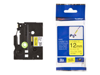 Brother TZe-FX631 - Negro sobre amarillo - rollo (1,2 cm x 8 m) 1 cinta(s) cinta de ID flexible - para Brother PT-D210, D600, H110; P-Touch PT-1005, D200, D410, D450, D460, D610, E550, H110 TZEFX631