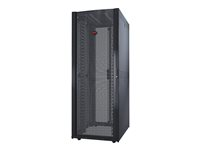 APC NetShelter SX Networking Enclosure with Sides - Rack - negro - 42U - para P/N: SUA1000RMI2U, SUA2200RMXLI3U, SUA5000RMI5U AR3140