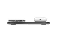 Belkin Dual - Base de carga inalámbrica + adaptador de corriente CA - 10 vatios - negro WIZ002VFBK