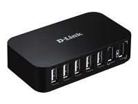 D-Link DUB H7 - Hub - 7 x USB 2.0 - sobremesa DUB-H7/E