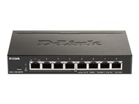 D-Link DGS 1100-08PV2 - Conmutador - inteligente - 8 x 10/100/1000 (PoE) - sobremesa - PoE (64 W) DGS-1100-08PV2/E