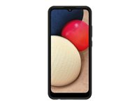 OtterBox React Series ProPack - Carcasa trasera para teléfono móvil - negro - diseño ultradelgado - para Samsung Galaxy A02s 77-82322