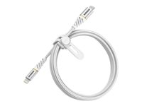 OtterBox Premium - Cable Lightning - Lightning macho a USB-C macho - 1 m - blanco nube - USB Power Delivery (60W) - para Apple iPad/iPhone/iPod (Lightning) 78-52651