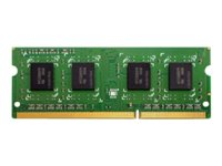 QNAP - DDR3L - módulo - 1 GB - SO DIMM de 204 espigas - 1600 MHz / PC3L-12800 - 1.35 V - sin búfer - no ECC RAM-1GDR3L-SO-1600