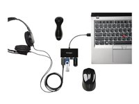 Kensington - Hub - 4 x USB 2.0 - sobremesa K39120EU