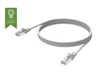 Vision Techconnect - Cable de red - RJ-45 (M) a RJ-45 (M) - 3 m - UTP - CAT 6 - atornillado - blanco TC 3MCAT6