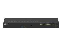 NETGEAR AV Line M4250-16XF - Conmutador - L3 - Gestionado - 16 x 10 Gigabit SFP+ - flujo de aire de lado a lado - montaje en rack XSM4216F-100EUS