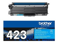 Brother TN423C - Jumbo Yield - cián - original - cartucho de tóner - para Brother DCP-L8410, HL-L8260, HL-L8360, MFC-L8690, MFC-L8900 TN423C