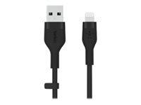 Belkin BOOST CHARGE - Cable Lightning - USB macho a Lightning macho - 1 m - negro - para Apple iPad/iPhone/iPod (Lightning) CAA008BT1MBK