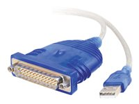 C2G USB To Serial DB25 Adapter Cable - Adaptador serie - USB - RS-232 81671