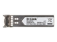 D-Link DIS S301SX - Módulo de transceptor SFP (mini-GBIC) - GigE - 1000Base-SX - LC de modos múltiples - hasta 550 m DIS-S301SX