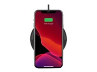 Belkin - Base de carga inalámbrica + adaptador de corriente CA - 10 vatios - negro WIA001VFBK