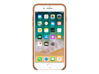 Apple - Carcasa trasera para teléfono móvil - cuero - montura marrón - para iPhone 7 Plus, 8 Plus MQHK2ZM/A?ES