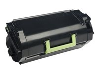 Lexmark 522H - Alto rendimiento - negro - original - cartucho de tóner LCCP, LRP - para Lexmark MS810, MS811, MS812 52D2H00