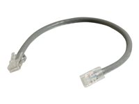 C2G Cat5e Non-Booted Unshielded (UTP) Network Patch Cable - Cable de interconexión - RJ-45 (M) a RJ-45 (M) - 2 m - UTP - CAT 5e - trenzado, uniboot - gris 83003