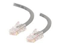 C2G Cat5e Non-Booted Unshielded (UTP) Network Patch Cable - Cable de interconexión - RJ-45 (M) a RJ-45 (M) - 20 m - UTP - CAT 5e - trenzado, uniboot - gris 83009