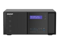 QNAP QGD-3014-16PT - Conmutador - inteligente - 16 x 10/100/1000 (PoE+) + 2 x Gigabit SFP combinado - sobremesa - PoE+ (140 W) QGD-3014-16PT-8G