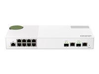 QNAP QSW-M2108-2C - Conmutador - Gestionado - 2 x 10 Gigabit SFP+ + 8 x 2.5GBase-T - sobremesa QSW-M2108-2C