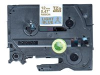 Brother TZe-RL34 - Satinado - oro sobre azul claro - Rollo (1,2 cm x 4 m) 1 cinta(s) cinta - para Brother PT-D210, D600, H110; P-Touch PT-1005, 1880, E800, H110; P-Touch Cube Plus PT-P710 TZERL34