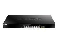 D-Link DMS 1100-10TP - Conmutador - inteligente - 8 x 100/1000/2.5G (PoE+) + 2 x 10 Gigabit SFP+ - montaje en rack - PoE+ (240 W) DMS-1100-10TP