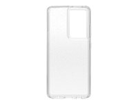 OtterBox Symmetry Series Clear - Carcasa trasera para teléfono móvil - policarbonato, goma sintética - polvo de estrellas (purpurina) - para Samsung Galaxy S21+ 5G 77-82090
