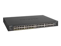 NETGEAR GS348PP - Conmutador - sin gestionar - 48 x 10/100/1000 (24 PoE+) - sobremesa, montaje en rack - PoE+ (380 W) GS348PP-100EUS
