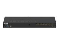 NETGEAR AV Line M4250-10G2XF-PoE++ - Conmutador - L3 - Gestionado - 10 x 10/100/1000 (8 PoE++) + 2 x 10 Gigabit SFP+ - flujo de aire de lado a lado - montaje en rack - PoE++ (720 W) GSM4212UX-100EUS