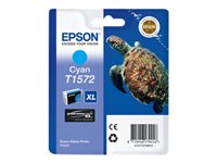 Epson T1572 - 25.9 ml - cián - original - blíster - cartucho de tinta - para Stylus Photo R3000 C13T15724010