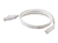 C2G Cat6 Booted Unshielded (UTP) Network Patch Cable - Cable de interconexión - RJ-45 (M) a RJ-45 (M) - 30 m - UTP - CAT 6 - moldeado, sin enganches, trenzado - blanco 83495