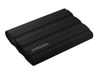 Samsung T7 Shield MU-PE1T0S - SSD - cifrado - 1 TB - externo (portátil) - USB 3.2 Gen 2 (USB-C conector) - AES de 256 bits - negro MU-PE1T0S/EU