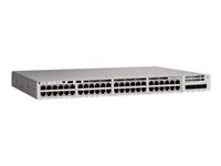 Cisco Catalyst 9200 - Network Essentials - conmutador - L3 - inteligente - 40 x 10/100/1000 (PoE+) + 8 x 100/1000/2.5G/5G/10GBase-T - montaje en rack - PoE+ (740 W) C9200-48PXG-E