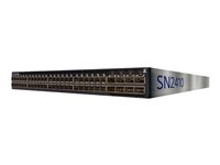 Mellanox Spectrum SN2410 - Conmutador - L3 - Gestionado - 48 x 10 Gigabit SFP28 + 8 x 100 Gigabit QSFP28 - flujo de aire de atrás hacia delante - montaje en rack 920-9N112-00F7-0X0