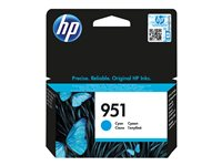 HP 951 - 8.5 ml - cián - original - cartucho de tinta - para Officejet Pro 251, 276, 8100, 8600, 8600 N911, 8610, 8615, 8616, 8620, 8625, 8630, 8640 CN050AE#BGY
