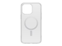 OtterBox Symmetry Series+ - Carcasa trasera para teléfono móvil - con MagSafe - compatibilidad con MagSafe - policarbonato, goma sintética, 50 % de plástico reciclado - transparente - diseño estilizado - para Apple iPhone 14 Pro Max 77-89267
