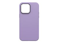 OtterBox Symmetry Series - Carcasa trasera para teléfono móvil - antimicrobiano - compatibilidad con MagSafe - policarbonato, goma sintética - you lilac it - para Apple iPhone 14 Pro Max 77-88540