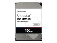 WD Ultrastar DC HC550 WUH721818ALE6L4 - Disco duro - 18 TB - interno - 3.5" - SATA 6Gb/s - 7200 rpm - búfer: 512 MB 0F38459