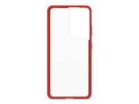 OtterBox React Series - ProPack Packaging - carcasa trasera para teléfono móvil - rojo encendido - para Samsung Galaxy S21 Ultra 5G 77-81569