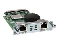Cisco Third-Generation 2-Port T1/E1 Multiflex Trunk Voice/WAN Interface Card - Módulo de expansión - EHWIC - 2 puertos - T-1/E-1 - para Cisco 1921, 1921 4-pair, 1921 ADSL2+, 1921 T1, 1941, 2901, 2911, 2921, 2951, 3925, 3945 VWIC3-2MFT-T1/E1=