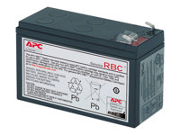 APC Replacement Battery Cartridge #106 - Batería de UPS - 1 x baterías - Ácido de plomo - negro - para P/N: BE400-CP, BE400-IT, BE400-KR, BE400-RS, BE400-SP, BE400-UK, BGE90M, BGE90M-CA APCRBC106