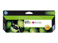 HP 971XL - Alto rendimiento - magenta - original - cartucho de tinta - para Officejet Pro X451dn, X451dw, X476dn MFP, X476dw MFP, X551dw, X576dw MFP CN627AE
