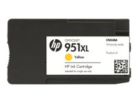 HP 951XL - 17 ml - Alto rendimiento - amarillo - original - cartucho de tinta - para Officejet Pro 251, 276, 8100, 8600, 8600 N911, 8610, 8615, 8616, 8620, 8625, 8630, 8640 CN048AE#301