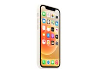 Apple - Carcasa trasera para teléfono móvil - con MagSafe - silicona - blanco - para iPhone 12, 12 Pro MHL53ZM/A?ES