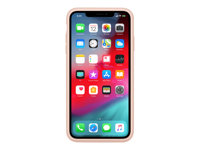 Apple Smart - Caja de batería carcasa trasera para teléfono móvil - silicona, elastómero - arena rosa - para iPhone XS Max MVQQ2ZM/A?ES