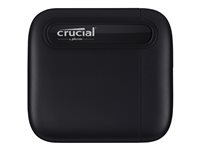 Crucial X6 - SSD - 1 TB - externo (portátil) - USB 3.1 Gen 2 (USB-C conector) - negro CT1000X6SSD9