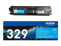 Brother TN329C - Cián - original - cartucho de tóner - para Brother DCP-L8450CDW, HL-L8350CDW, HL-L8350CDWT, MFC-L8850CDW TN329C