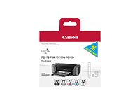 Canon PGI-72 PBK/GY/PM/PC/CO Multipack - Paquete de 5 - gris, Photo Negro, photo cyan, photo magenta, optimizador croma - original - depósito de tinta - para PIXMA PRO-10, PRO-10S; PIXUS PRO-10 6403B007