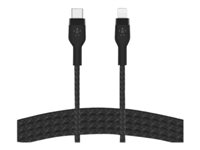 Belkin BOOST CHARGE - Cable Lightning - USB-C macho a Lightning macho - 2 m - negro - para Apple iPad/iPhone/iPod (Lightning) CAA011BT2MBK