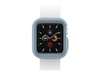 OtterBox EXO EDGE - Amortiguador para reloj inteligente - policarbonato, TPE - azul bruma - para Apple Watch (40 mm) 77-81214