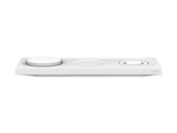 Belkin BOOST CHARGE PRO 3-in-1 - Base de carga inalámbrica - Fast Charge - blanco - para Apple AirPods; AirPods Pro; iPhone 12, 13; Watch WIZ016VFWH